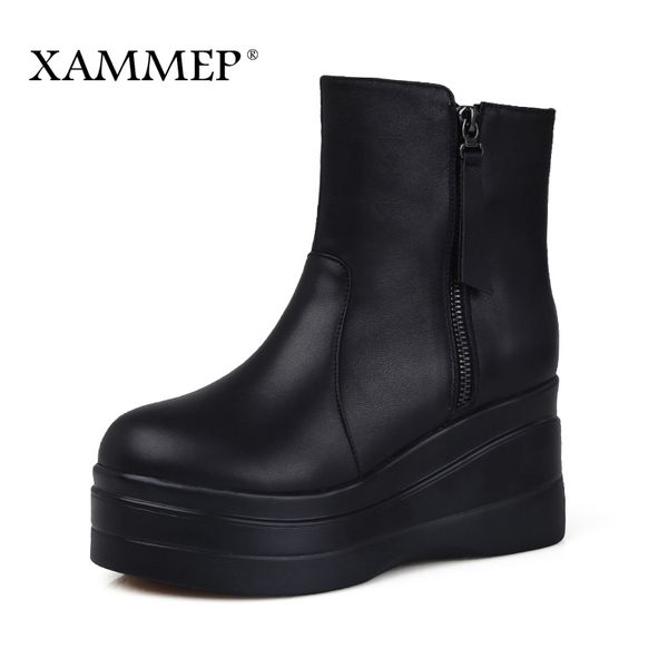 boots women's leather calfskin children winter shoes natural wool brand thick bottom xammep, Black
boots women's leather calfskin children winter shoes natural wool brand thick bottom xammep, Black