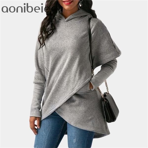 aonibeier spring autumn fashion long sleeve women hoodies wrap front pockets ladies hooded sweatshirts casual sports pullovers 201217, Black
aonibeier spring autumn fashion long sleeve women hoodies wrap front pockets ladies hooded sweatshirts casual sports pullovers 201217, Black