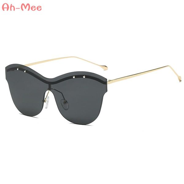 sunglasses cat eye one piece lens women oversized brand designer sun glasses clear candy color goggle uv400, White;black
sunglasses cat eye one piece lens women oversized brand designer sun glasses clear candy color goggle uv400, White;black