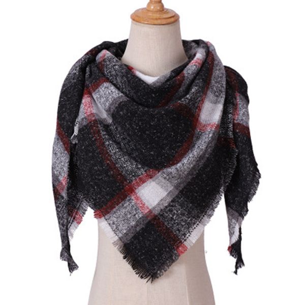 16 colors fashion women plaid scarves grid tassel shawl winter neckerchief lattice triangle blanket scarf cyz2852, Blue;gray
16 colors fashion women plaid scarves grid tassel shawl winter neckerchief lattice triangle blanket scarf cyz2852, Blue;gray