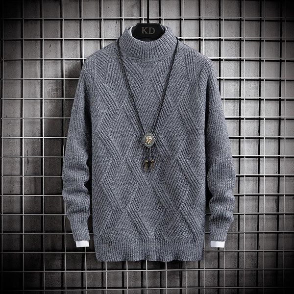 autumn and winter new casual sweater men's trendy knitted sweater thick warm jacket, White;black
autumn and winter new casual sweater men's trendy knitted sweater thick warm jacket, White;black