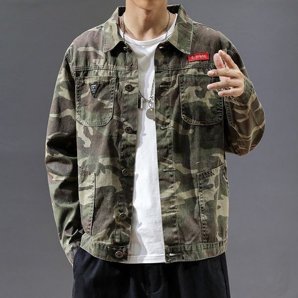 e-baihui 2021 tooling denim jacket men's spring and autumn loose plus size casual jacket korean version of the trend of men's clot, Black;brown
e-baihui 2021 tooling denim jacket men's spring and autumn loose plus size casual jacket korean version of the trend of men's clot, Black;brown