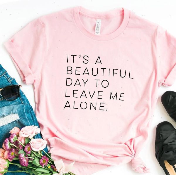 its a beautiful day to leave me alone letter print t shirt women short sleeve o neck loose tshirt summer tee shirt, White
its a beautiful day to leave me alone letter print t shirt women short sleeve o neck loose tshirt summer tee shirt, White