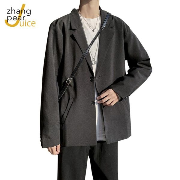 men's suits & blazers korean men blazer loose suit jacket coat fashion casual spring autumn coats, White;black
men's suits & blazers korean men blazer loose suit jacket coat fashion casual spring autumn coats, White;black