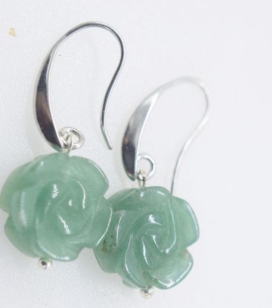 one pair carved flower green/yellow jade/watermelon quartz/unakite 14mm hook earrings wholesale beads fppj nature 45mm, Golden;silver
one pair carved flower green/yellow jade/watermelon quartz/unakite 14mm hook earrings wholesale beads fppj nature 45mm, Golden;silver