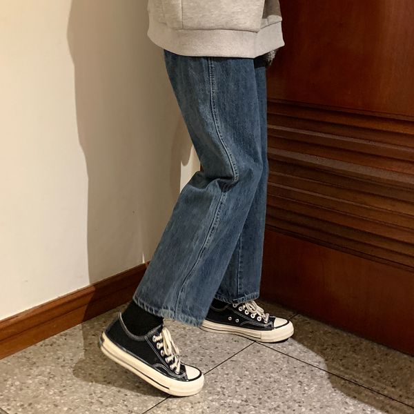 2021 new autumn and winter dark students retro jeans kids loose pipe 7sn8, Blue
2021 new autumn and winter dark students retro jeans kids loose pipe 7sn8, Blue