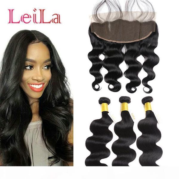 ear to ear 13x4 lace frontal closure with 3 bundles malaysian body wave with closure 3 bundles with frontal closure human hair, Black;brown 
ear to ear 13x4 lace frontal closure with 3 bundles malaysian body wave with closure 3 bundles with frontal closure human hair, Black;brown
