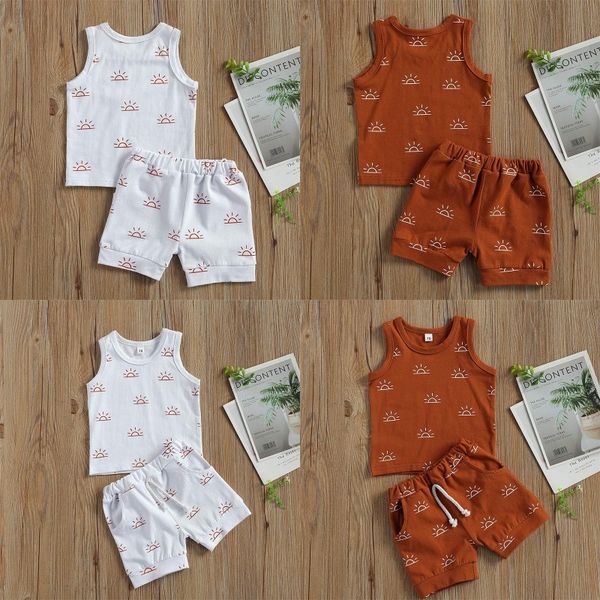 newborn infant baby summer outfit casual clothing sets short sleeve sun print vest shorts set for kids boys girls home wear 20220223 h1, White
newborn infant baby summer outfit casual clothing sets short sleeve sun print vest shorts set for kids boys girls home wear 20220223 h1, White
