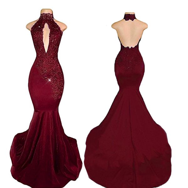2021 new burgundy mermaid prom gowns for black african girls dressed in with no halter lace dress party pny3, White;pink
2021 new burgundy mermaid prom gowns for black african girls dressed in with no halter lace dress party pny3, White;pink