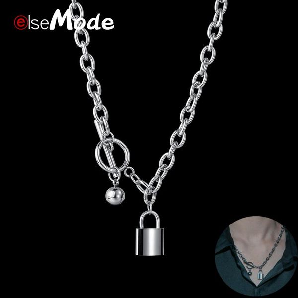 elsemode панк из нержавеющей стали навесной замок ключ болл подвеска для мужчины женщины новый дизайн подарка ювелирных изделий, Silver
elsemode панк из нержавеющей стали навесной замок ключ болл подвеска для мужчины женщины новый дизайн подарка ювелирных изделий, Silver