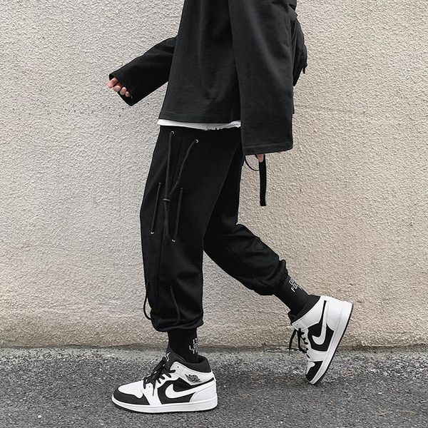 men's pants casual men sweatpants japanese loose jogger pant harajuku hip hop mens clothing vintage oversize trousers fashion streetwea, Black
men's pants casual men sweatpants japanese loose jogger pant harajuku hip hop mens clothing vintage oversize trousers fashion streetwea, Black