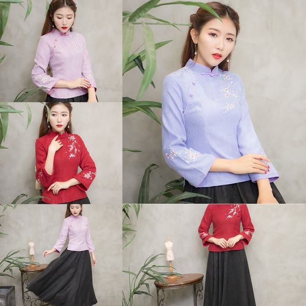 new embroidered skirt tang style ashion improved qipao skirtslim daily qipao and tea dress wptpr, Black;gray
new embroidered skirt tang style ashion improved qipao skirtslim daily qipao and tea dress wptpr, Black;gray