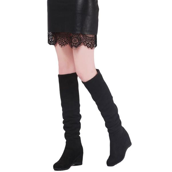 autumn winter ladies fashion flat bottom boots shoes women boots over the knee thigh high suede long, Black
autumn winter ladies fashion flat bottom boots shoes women boots over the knee thigh high suede long, Black