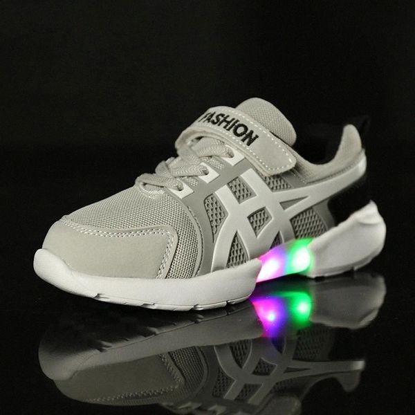fashion bright solid usb led light up kid shoes breathable hook &loop children charging luminous sneakers for girl and boy 22-30 #ux4g
fashion bright solid usb led light up kid shoes breathable hook &loop children charging luminous sneakers for girl and boy 22-30 #ux4g