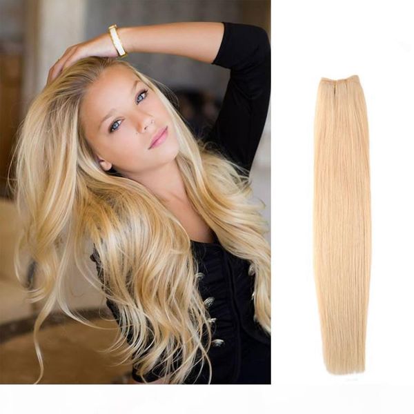 unprocessed virgin human hair blonde color 613 weaves 3 bundles straight wave hair weft, dhl, Black
unprocessed virgin human hair blonde color 613 weaves 3 bundles straight wave hair weft, dhl, Black