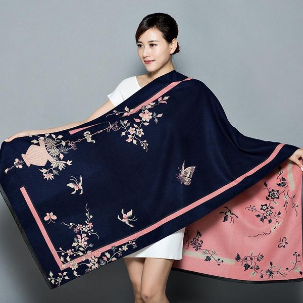 luxury shawl scarf women's thickening warm cashmere scarf autumn winter oversize soft shawl multipurpose blanket, Blue;gray
luxury shawl scarf women's thickening warm cashmere scarf autumn winter oversize soft shawl multipurpose blanket, Blue;gray
