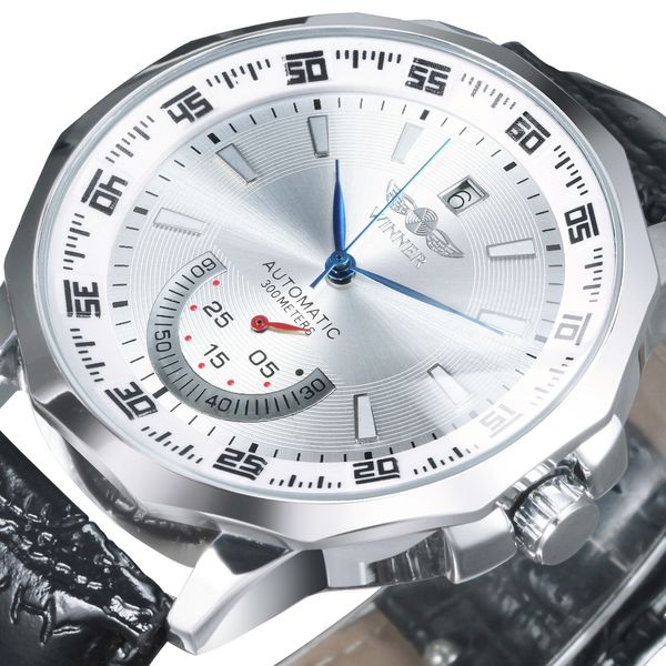 winner official military sports watch men automatic mechanical sub dials calendar leather strap mens watches brand luxury 201113, Slivery;brown
winner official military sports watch men automatic mechanical sub dials calendar leather strap mens watches brand luxury 201113, Slivery;brown
