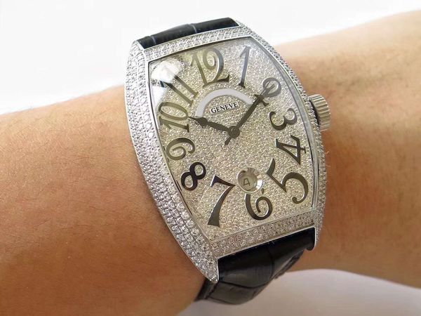 abf casablanca 8880 luxury watch full diamond mens watch swiss 2824 automatic mechanical 28800 vph cnc stainless steel wristwatch sapphire, Slivery;brown
abf casablanca 8880 luxury watch full diamond mens watch swiss 2824 automatic mechanical 28800 vph cnc stainless steel wristwatch sapphire, Slivery;brown