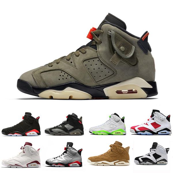 travis scotts x 6 retro medium quality olive men basketball shoes tinker infrared cactus oregon mens sports sneaker 7-13 
travis scotts x 6 retro medium quality olive men basketball shoes tinker infrared cactus oregon mens sports sneaker 7-13