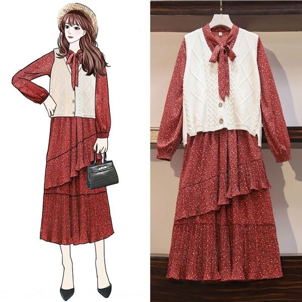 u3aij ermo 2020 small autumn tejp7 new floral flounced waist slimming stand collar skirt skirt chiffon skirtvest chiffon skirtset vest, Gray
u3aij ermo 2020 small autumn tejp7 new floral flounced waist slimming stand collar skirt skirt chiffon skirtvest chiffon skirtset vest, Gray