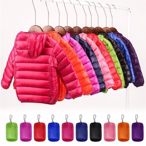 kids brand ultra light 90% white duck down hooded jacket lightweight boys girls outwear child children light winter jackets y200713, Blue
kids brand ultra light 90% white duck down hooded jacket lightweight boys girls outwear child children light winter jackets y200713, Blue