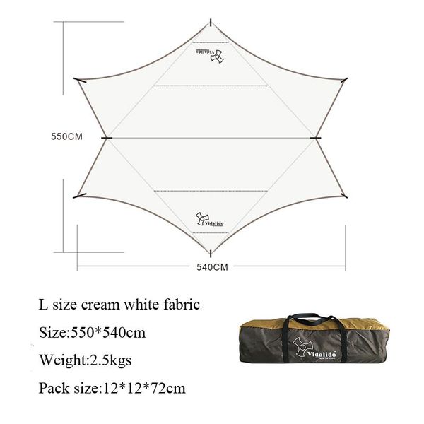 withoug poles l vialido large space outdoor camping shade anti-ultraviolet sunscreen heat insulation shelter multi-person canopy
withoug poles l vialido large space outdoor camping shade anti-ultraviolet sunscreen heat insulation shelter multi-person canopy
