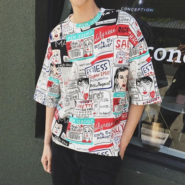 streetwear tshirt корейский стиль негабаритный футболка harajuku мужчины смешные граффити хип-хоп летняя рубашка с коротким рукавом одежда б, White;black
streetwear tshirt корейский стиль негабаритный футболка harajuku мужчины смешные граффити хип-хоп летняя рубашка с коротким рукавом одежда б, White;black