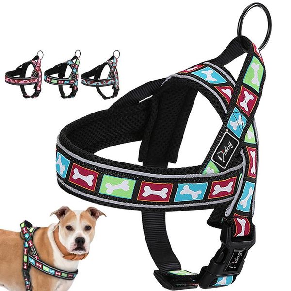 reflective large dog harness nylon padded pet no pull quick fit training vest with handle for small medium large br bbyupt
reflective large dog harness nylon padded pet no pull quick fit training vest with handle for small medium large br bbyupt