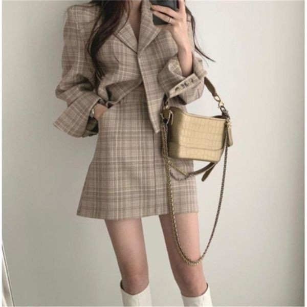 2021 new 2021 spring new temperament short jacket + high waist skirt fashion two-piece suit women pxfn, Gray
2021 new 2021 spring new temperament short jacket + high waist skirt fashion two-piece suit women pxfn, Gray