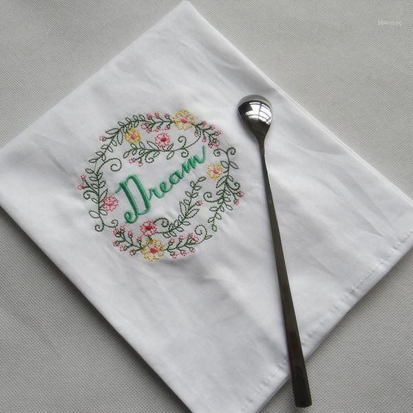 6pcs/lot cotton pastoral embroidered table napkins white placemat for home restaurant table decoration serviette towel1
6pcs/lot cotton pastoral embroidered table napkins white placemat for home restaurant table decoration serviette towel1