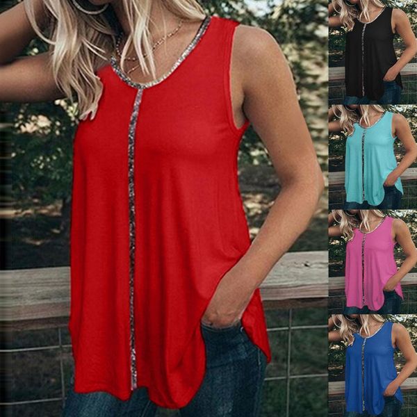 plus size fashion sequined t shirt vest tshirt casual summer v neck tank female women sleeveless shirt blusas, White
plus size fashion sequined t shirt vest tshirt casual summer v neck tank female women sleeveless shirt blusas, White