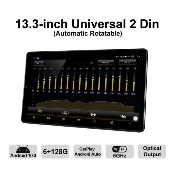car radio player 13.3 inch ips multimedia video gps rds player universal 6gb +128gb rom 1920*1080 2 din support 4g ips wifi car dvd
car radio player 13.3 inch ips multimedia video gps rds player universal 6gb +128gb rom 1920*1080 2 din support 4g ips wifi car dvd