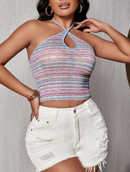 lesdomakeup x squad space dye criss cross tie backless crop halter h1sf#, White
lesdomakeup x squad space dye criss cross tie backless crop halter h1sf#, White