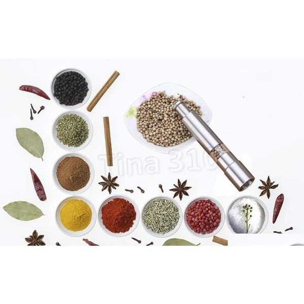 stainless steel pepper grinder portable manual pepper muller seasoning pepper mills machine mini cooking jllnqt xhhair
stainless steel pepper grinder portable manual pepper muller seasoning pepper mills machine mini cooking jllnqt xhhair