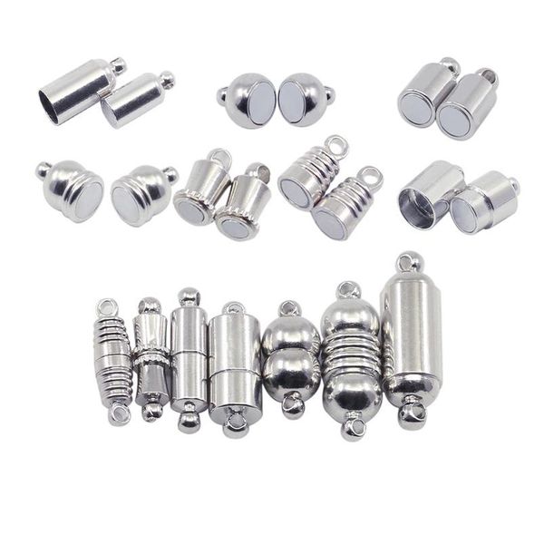 10pcs/lot rhodium color magnetic clasps stainless steel for diy leather bracelets necklace connectors jewelry making wmtotg, White;red
10pcs/lot rhodium color magnetic clasps stainless steel for diy leather bracelets necklace connectors jewelry making wmtotg, White;red