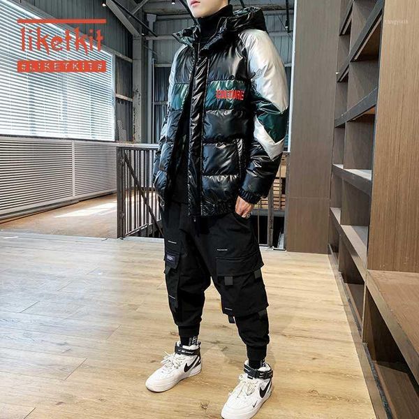 liketkit mens winter bubble coat korean fashions 2019 solid bright leather thick hooded jackets male oversize hip hop streetwear1, Black
liketkit mens winter bubble coat korean fashions 2019 solid bright leather thick hooded jackets male oversize hip hop streetwear1, Black