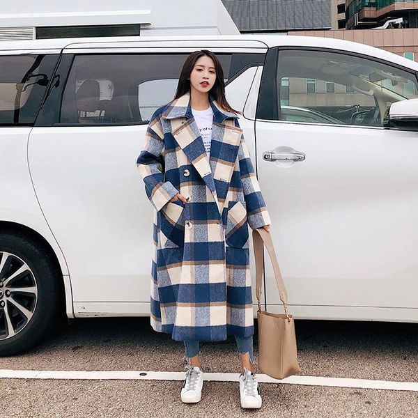 oversize loose woolen jacket 2020 winter new fashion casual women retro tartan coat thick warm women jacket w441, Black
oversize loose woolen jacket 2020 winter new fashion casual women retro tartan coat thick warm women jacket w441, Black