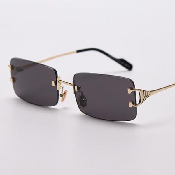 small rectangle sunglasses women rimless square sun glasses for women 2020 summer fashion luxury female shades red black glasses, White;black
small rectangle sunglasses women rimless square sun glasses for women 2020 summer fashion luxury female shades red black glasses, White;black