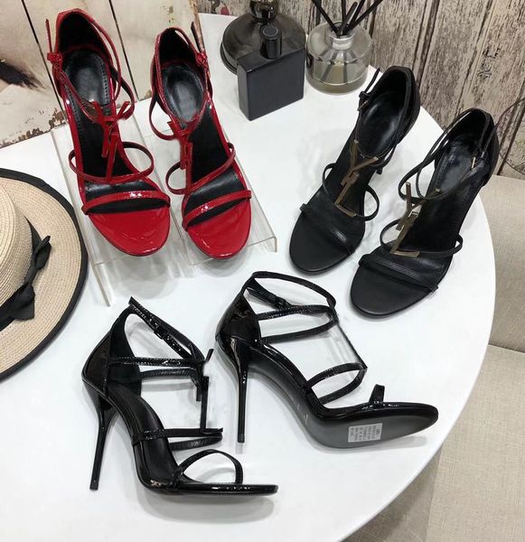 womens fashion spring and summer new slim high heel womens sandals womens one word buckle original package size 35-41, Black
womens fashion spring and summer new slim high heel womens sandals womens one word buckle original package size 35-41, Black