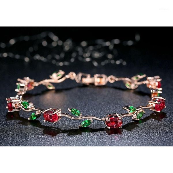 charm bracelets crystal red rose bracelet colorful enamel classic leaves bangles shining lovely women girls party jewelry gifts1, Golden;silver
charm bracelets crystal red rose bracelet colorful enamel classic leaves bangles shining lovely women girls party jewelry gifts1, Golden;silver