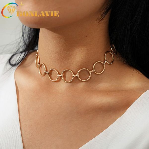 bonlavie ornament exaggerated fashion necklace geometric circle fashion clavicle necklace women chokers necklaces, Golden;silver
bonlavie ornament exaggerated fashion necklace geometric circle fashion clavicle necklace women chokers necklaces, Golden;silver