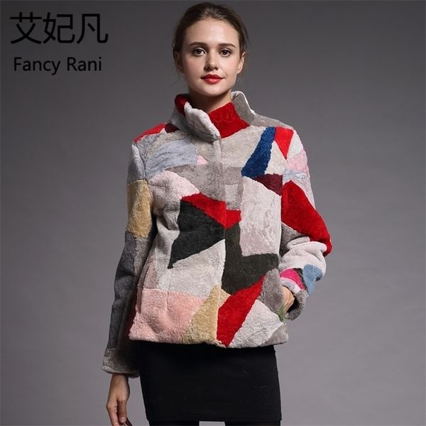 real fur sheepskin coat women winter colorful genuine wool coats female stand collar winter warm sheep shearing jacket outercoat 201103, Black
real fur sheepskin coat women winter colorful genuine wool coats female stand collar winter warm sheep shearing jacket outercoat 201103, Black