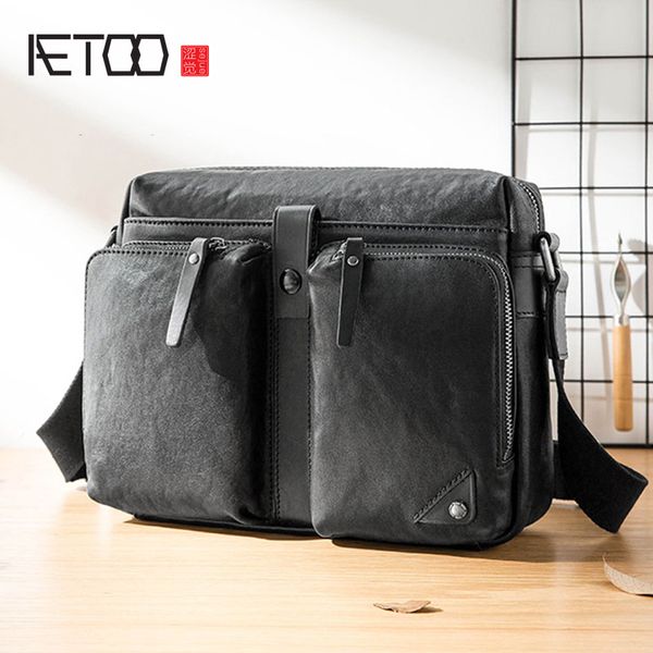 aetoo men's shoulder bag, leather horizontal slant bag, men's leisure large-capacity postman bag
aetoo men's shoulder bag, leather horizontal slant bag, men's leisure large-capacity postman bag