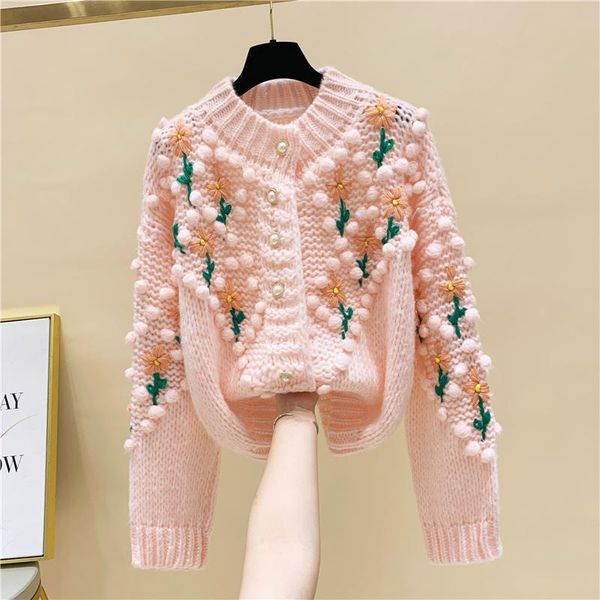 superaen appliques wool ball crochet embroidery knitted cardigan coat women's fall winter 2020 new loose slim sweater, White
superaen appliques wool ball crochet embroidery knitted cardigan coat women's fall winter 2020 new loose slim sweater, White