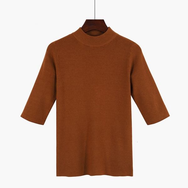 2021 new spring autumn women half sleeves o-neck slim jumper knitted soft female pullover sweater 26hu, White;black
2021 new spring autumn women half sleeves o-neck slim jumper knitted soft female pullover sweater 26hu, White;black