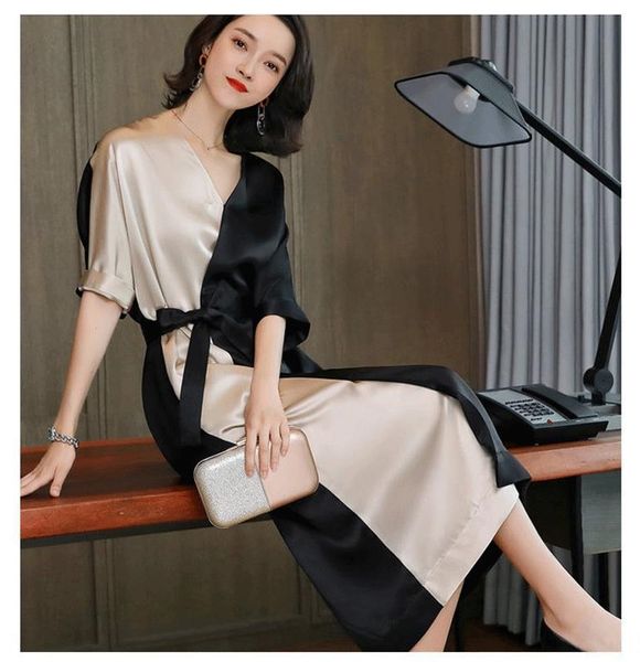 2020 new summer hangzhou fashion temperament nordic style v-neck mulberry silk dresssilk dressdress 2020 new summer hangzhou fashion temper, Black;gray
2020 new summer hangzhou fashion temperament nordic style v-neck mulberry silk dresssilk dressdress 2020 new summer hangzhou fashion temper, Black;gray