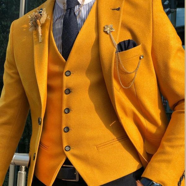 men's suits & blazers formal yellow men wedding 2021 groom business tuxedo dinner slim fit for custom coat+vest+pant1, White;black
men's suits & blazers formal yellow men wedding 2021 groom business tuxedo dinner slim fit for custom coat+vest+pant1, White;black