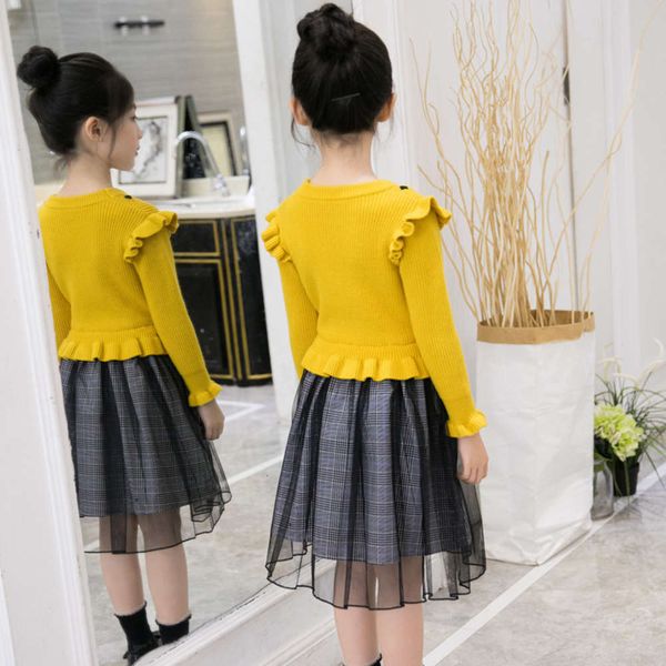 product: 2020 spring new girls' korean children's sweater princs skirt baby fashionable plaid wool drs ce2tixia, Red;yellow
product: 2020 spring new girls' korean children's sweater princs skirt baby fashionable plaid wool drs ce2tixia, Red;yellow