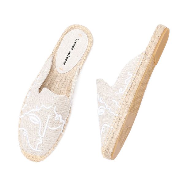 tienda soludos espadrilles slippers for for flat 2019 real special offer hemp summer rubber print woman shoes mules pantufa x1020, Black
tienda soludos espadrilles slippers for for flat 2019 real special offer hemp summer rubber print woman shoes mules pantufa x1020, Black