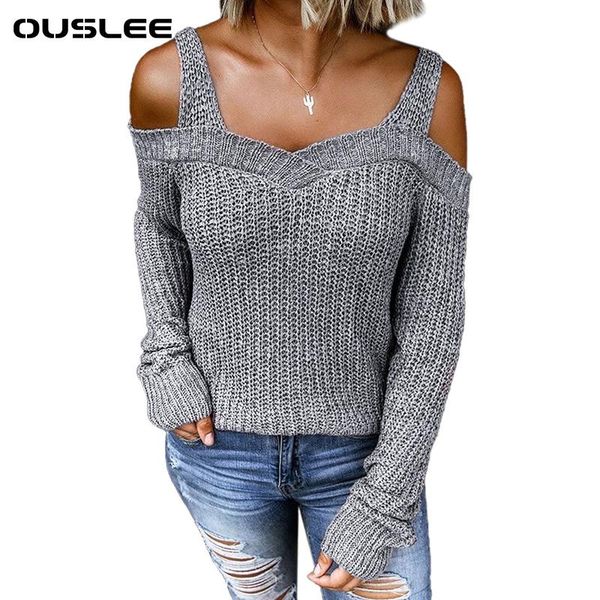 women's sweaters ouslee womens off the shoulder solid casual knitted sweater female v neck long sleeve pullover women knitwear, White;black
women's sweaters ouslee womens off the shoulder solid casual knitted sweater female v neck long sleeve pullover women knitwear, White;black